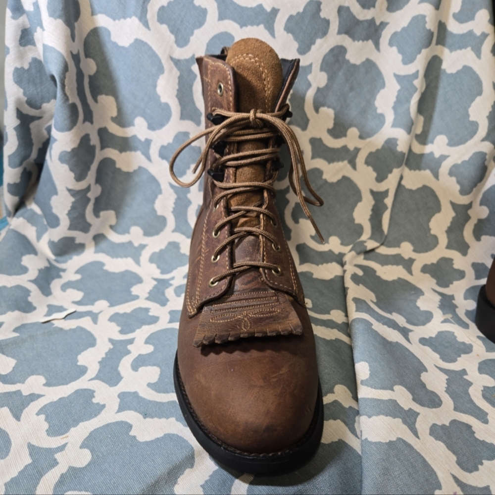 ARIAT Women's Heritage Lacer Boots  sz 7 - Picture 2 of 7
